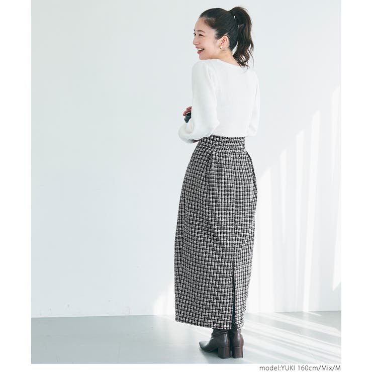 リサイクルツイードコクーンスカート レディース | coca | 詳細画像13 