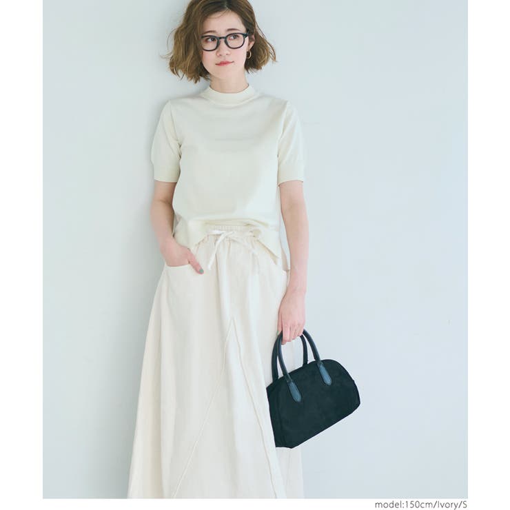 リラックスデニムフレアスカート レディース[品番：PA000016902]｜coca