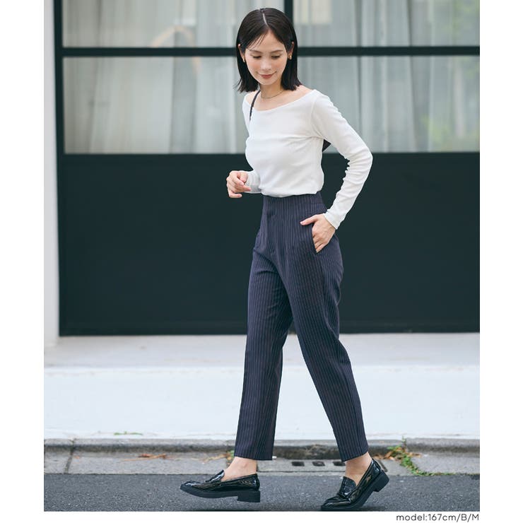 360°美脚見えを叶える3Dストレッチハイウエストパンツ | coca | 詳細画像23 