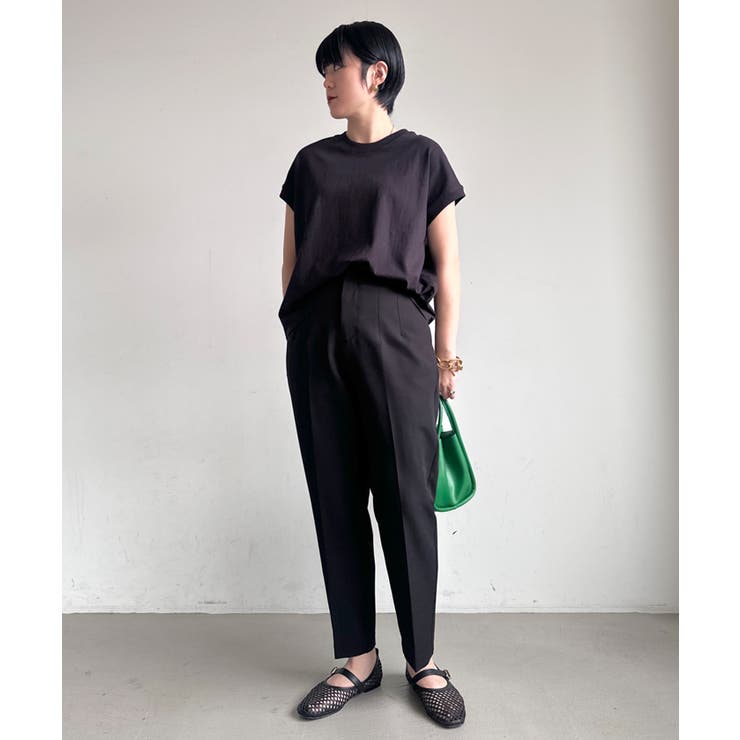 国内配送【LOEWE】ロゴパッチ ハイウエスト パンツ ADAM ET ROPÉ FEMME(アダム エ ロペ ファム) / 【WEB限定】ハイ