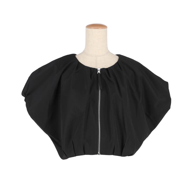 ポリエステルポプリンタックショートジャケット レディース | coca | 詳細画像3 