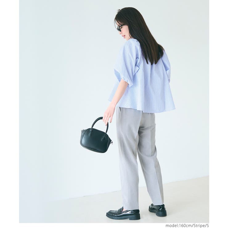 〈26ss新色登場〉パフスリーブフレアシャツ | coca | 詳細画像19 