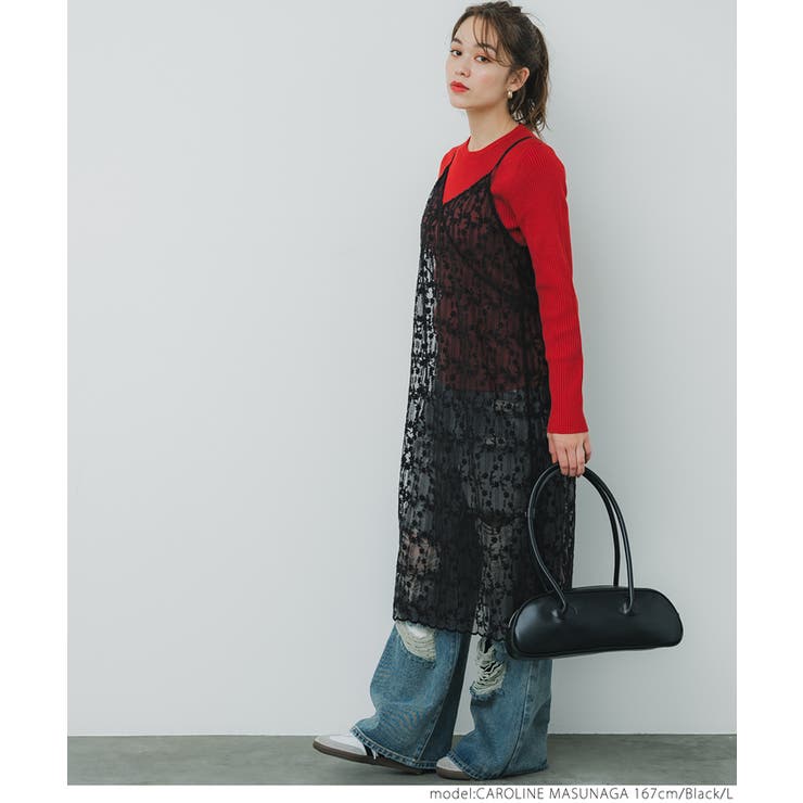 レースキャミワンピース[品番：PA000016493]｜coca（コカ）の