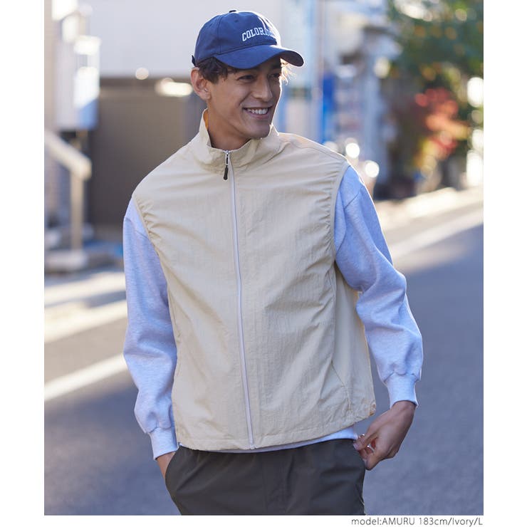 ［Ivory］ | ワッシャーナイロンユーティリティベスト | coca