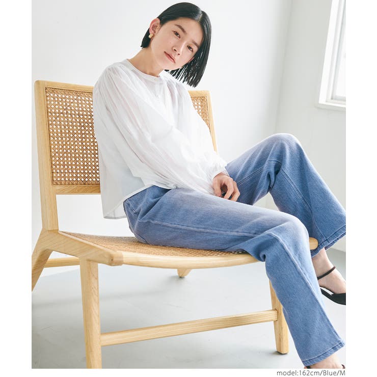 リラックスデニムワイドパンツ レディース | coca | 詳細画像18 