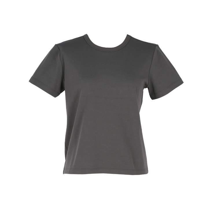 EASYTECHクルーネックTシャツ レディース[品番：PA000016973