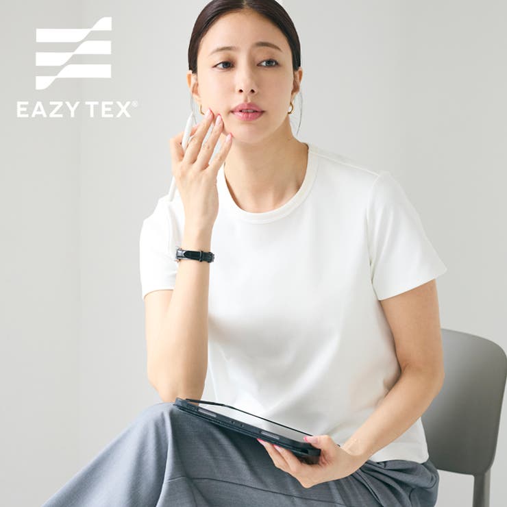 〈26ss新色登場〉EASYTECHクルーネックTシャツ | coca | 詳細画像1 