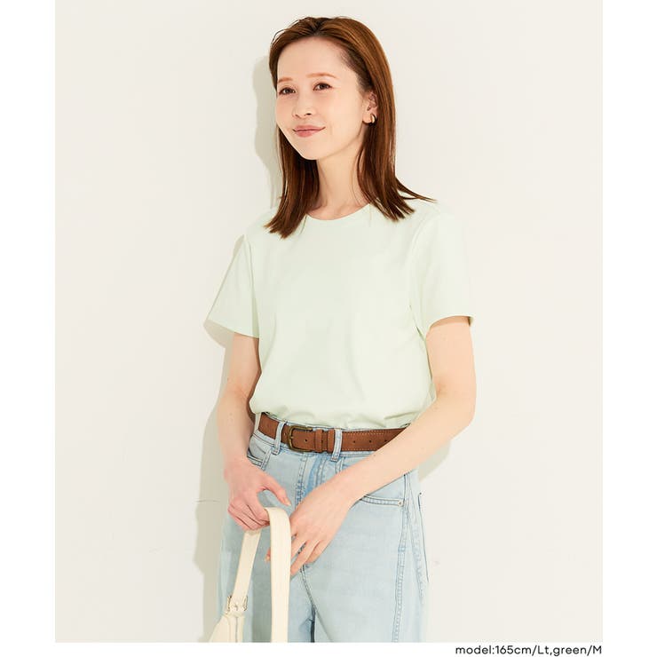 ［Lt.green］ | 〈26ss新色登場〉EASYTECHクルーネックTシャツ | coca