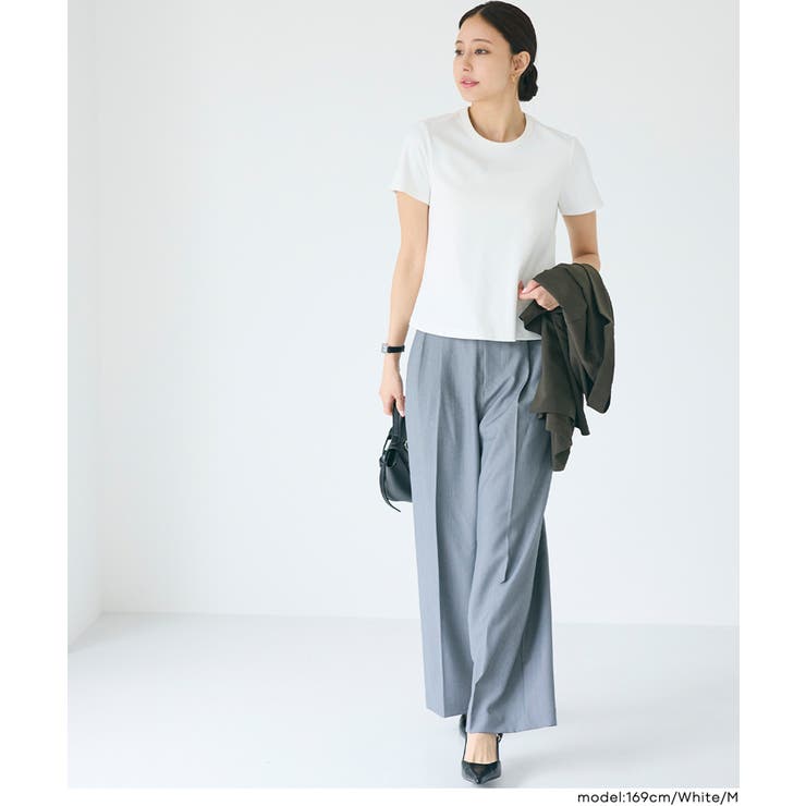 ［White］ | 〈26ss新色登場〉EASYTECHクルーネックTシャツ | coca