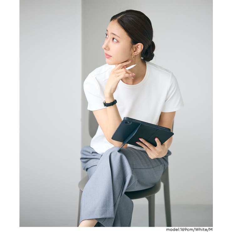 〈26ss新色登場〉EASYTECHクルーネックTシャツ | coca | 詳細画像9 