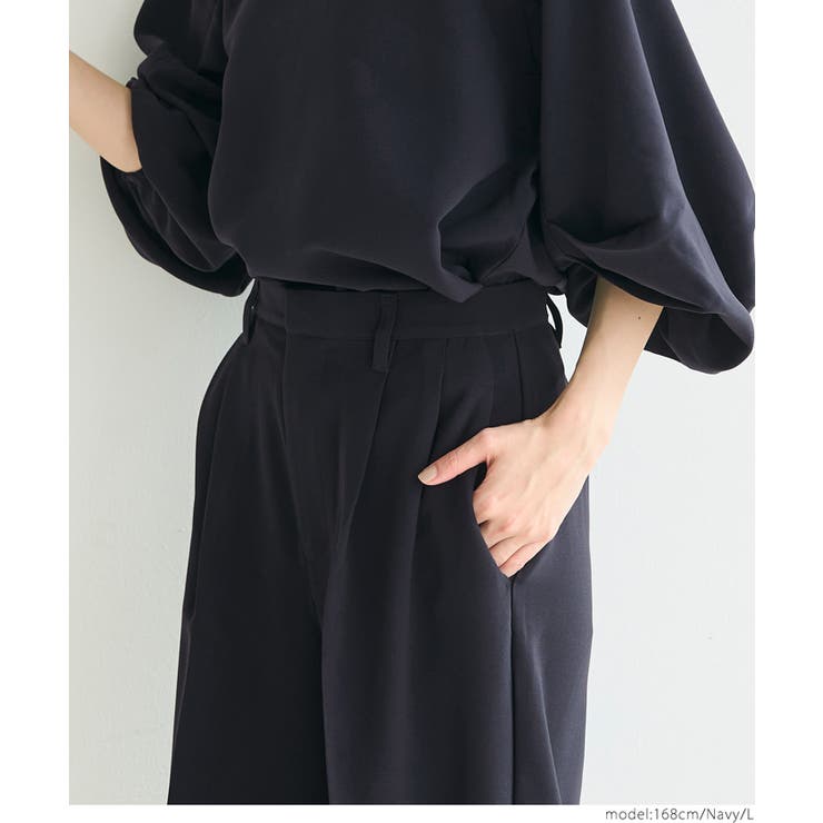 ダブルクロスワイドパンツ レディース[品番：PA000016907]｜coca（コカ