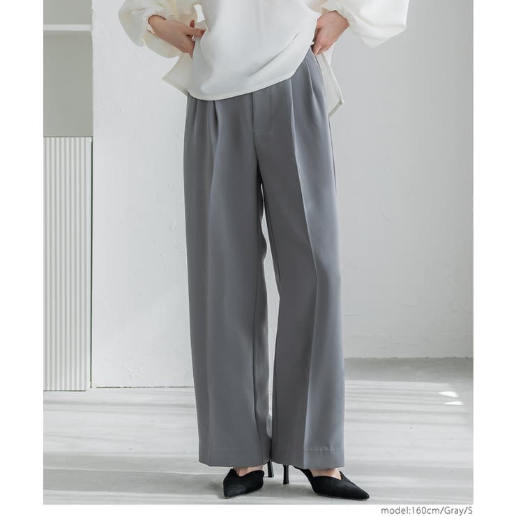 ダブルクロスワイドパンツ レディース[品番：PA000016907]｜coca（コカ