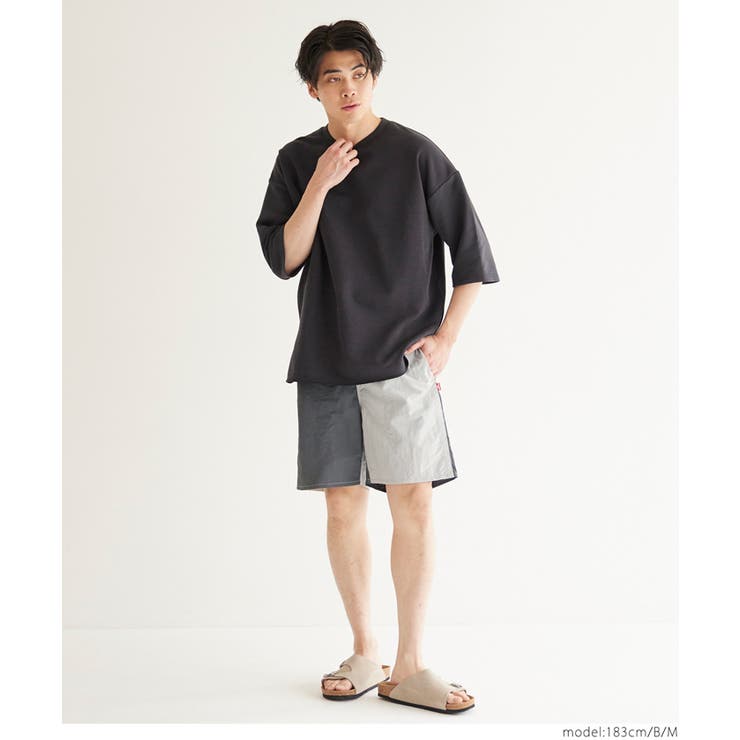 セール】ワッシャーナイロンバイカラーショートパンツ（その他