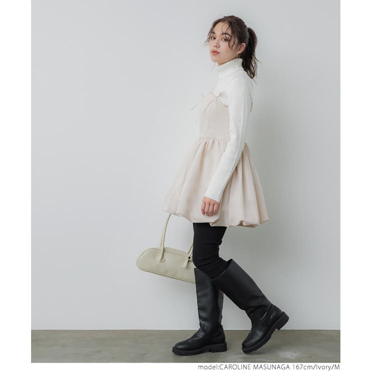 リボンミニドレス レディース | coca | 詳細画像15 