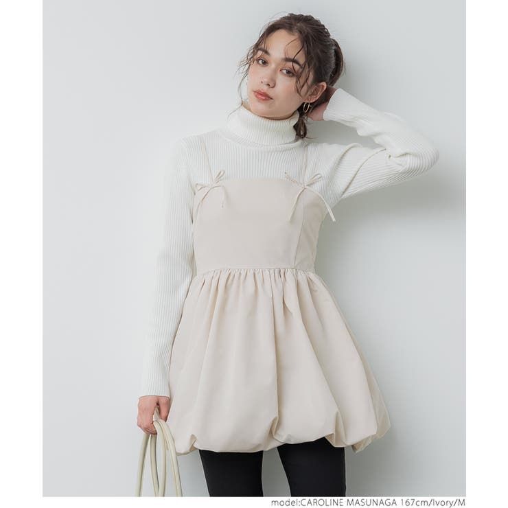 リボンミニドレス レディース | coca | 詳細画像17 