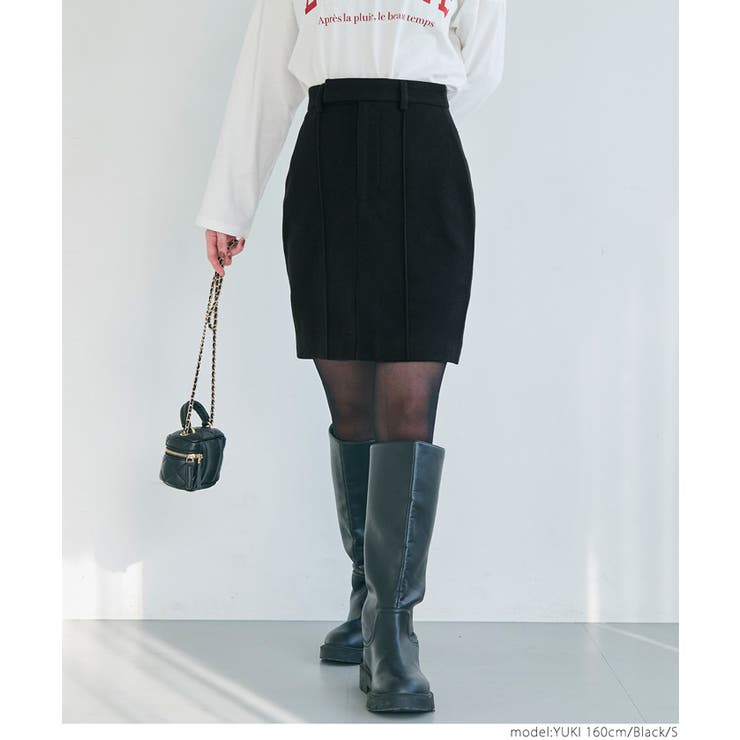 起毛スリットミニスカート レディース | coca | 詳細画像14 