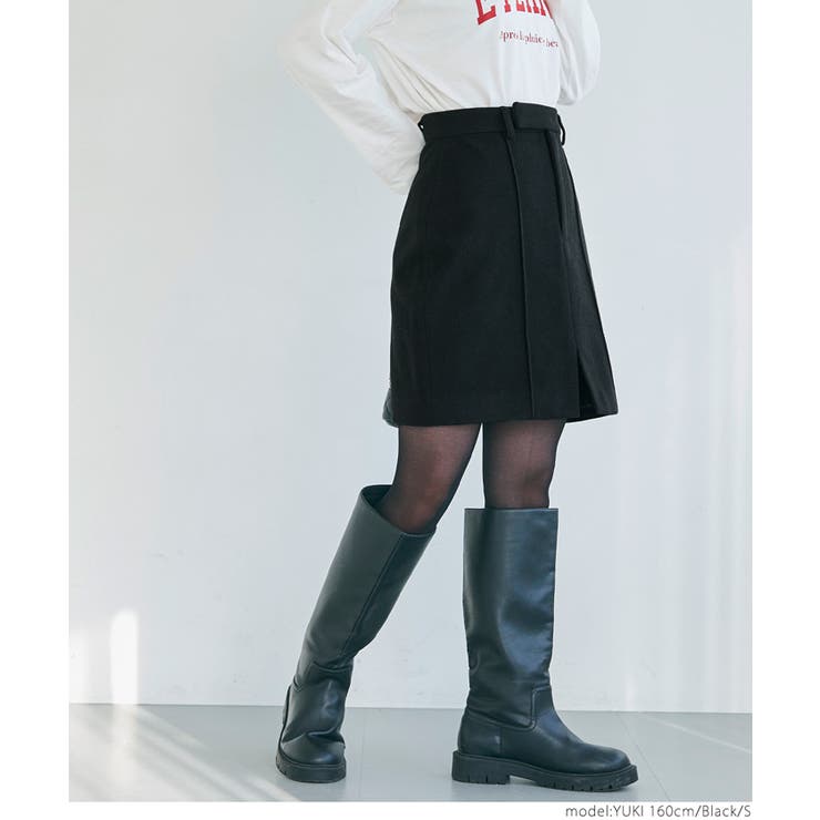 起毛スリットミニスカート レディース | coca | 詳細画像16 