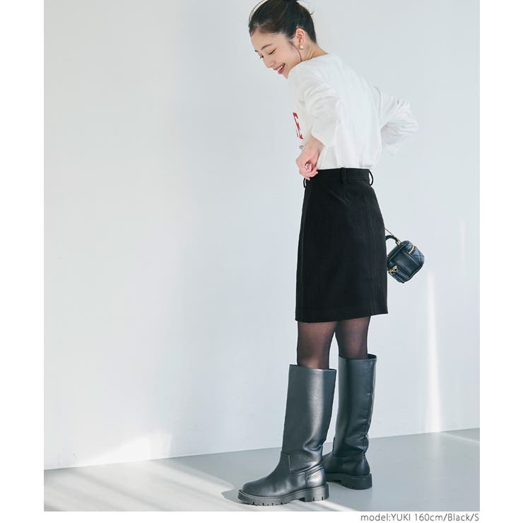 起毛スリットミニスカート レディース | coca | 詳細画像17 