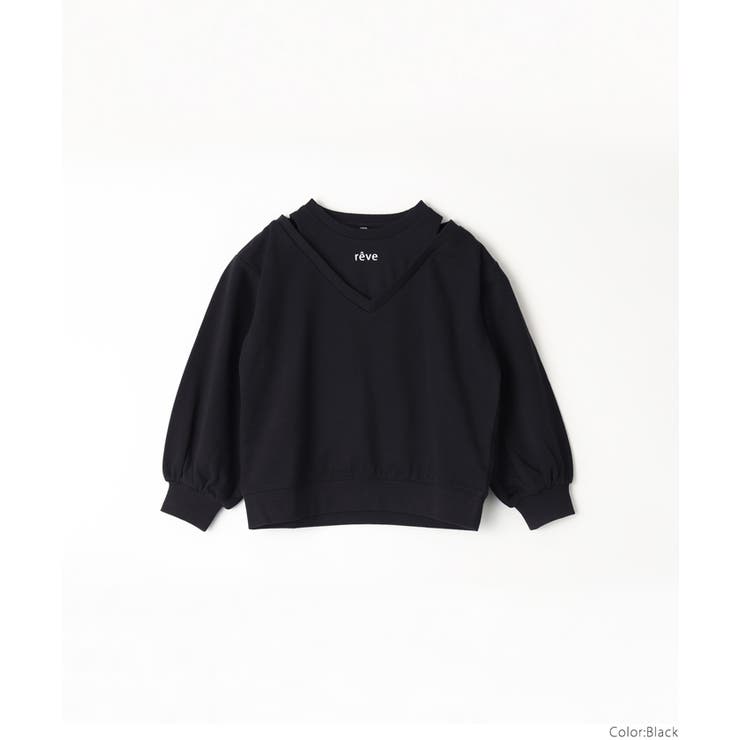 裏毛タンクレイヤードトップス キッズ | coca | 詳細画像14 