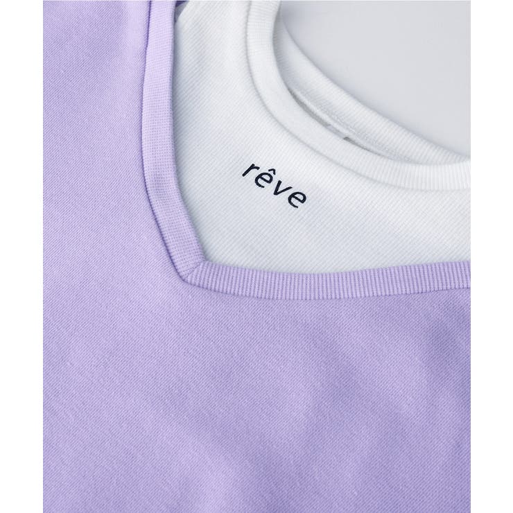 裏毛タンクレイヤードトップス キッズ | coca | 詳細画像15 