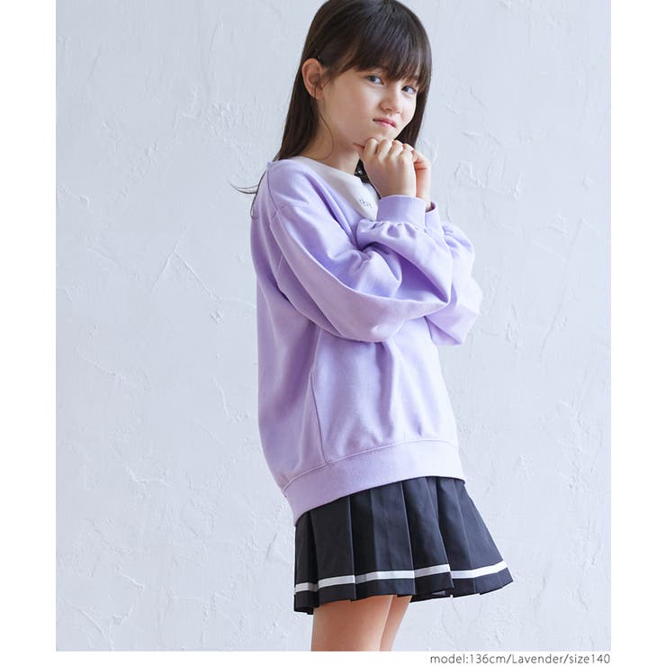 裏毛タンクレイヤードトップス キッズ | coca | 詳細画像8 