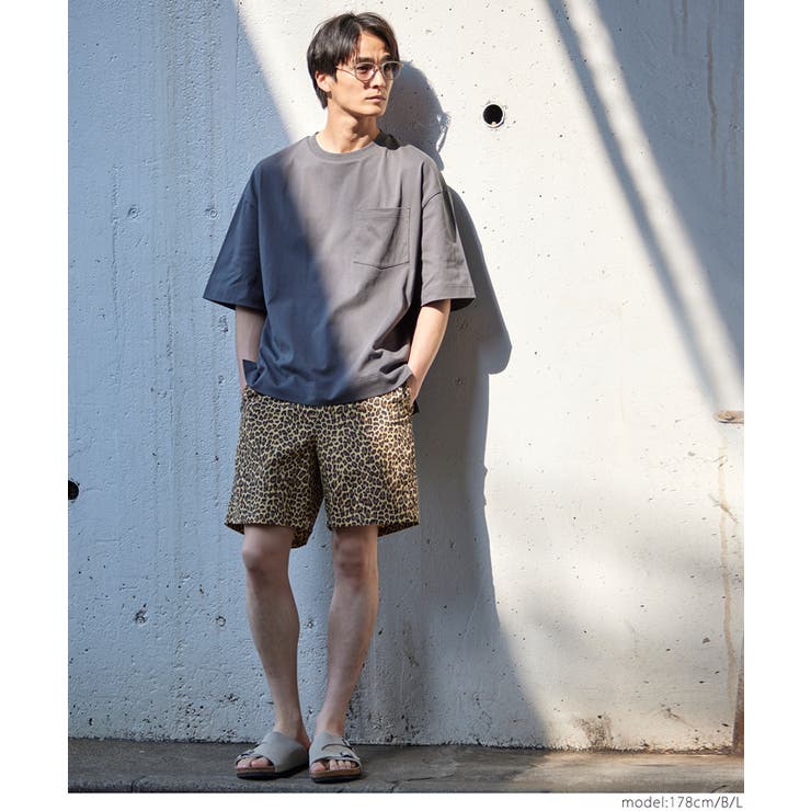 ワッシャーナイロンレオパードショートパンツ メンズ レディース | coca | 詳細画像13 