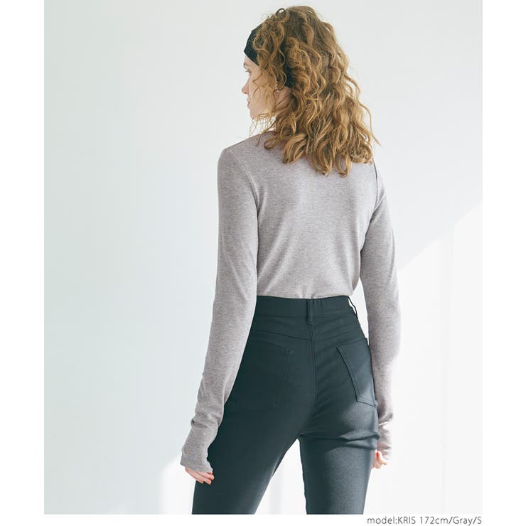 リブクルーネック レディース | coca | 詳細画像21 
