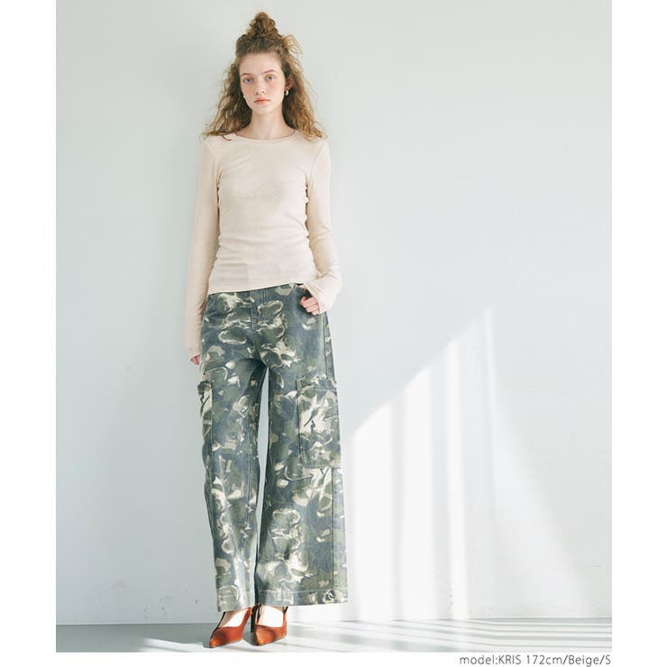 リブクルーネック レディース | coca | 詳細画像22 