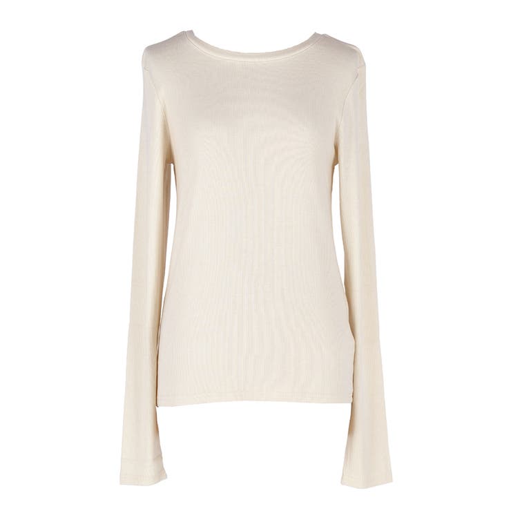 リブクルーネック レディース | coca | 詳細画像3 