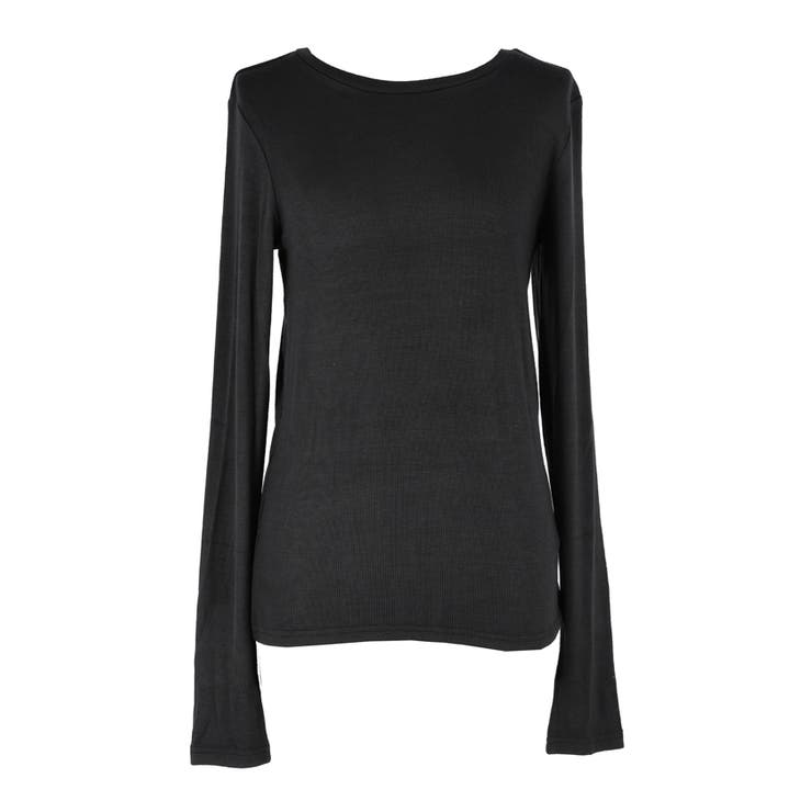 リブクルーネック レディース | coca | 詳細画像5 