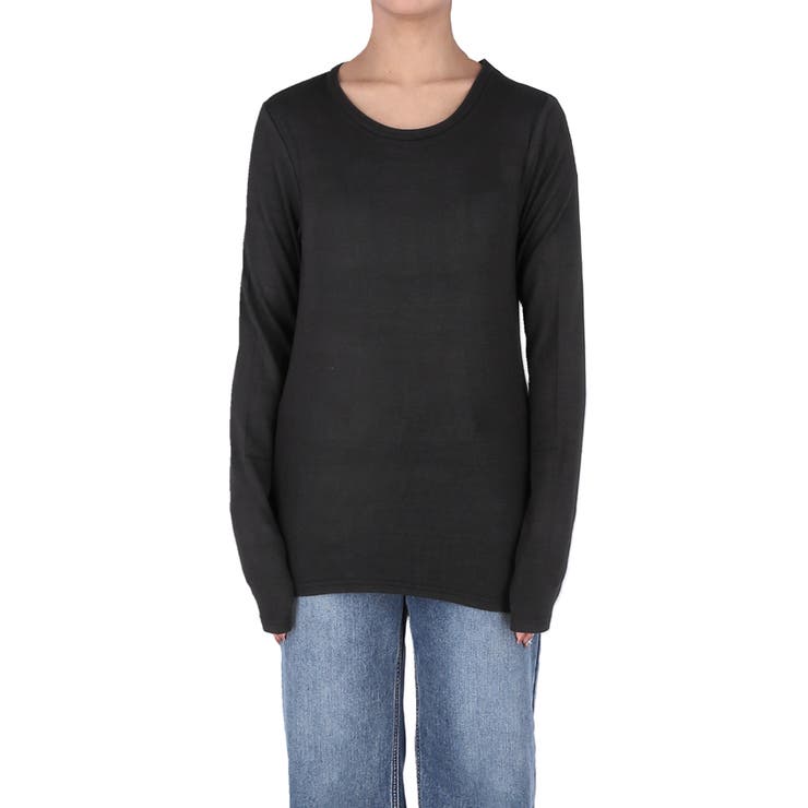 リブクルーネック レディース | coca | 詳細画像6 