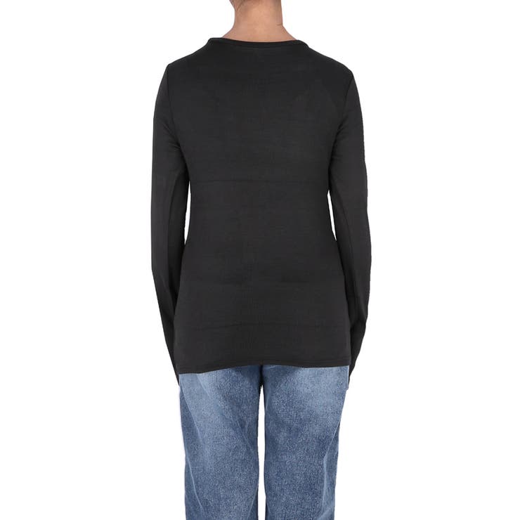 リブクルーネック レディース | coca | 詳細画像8 