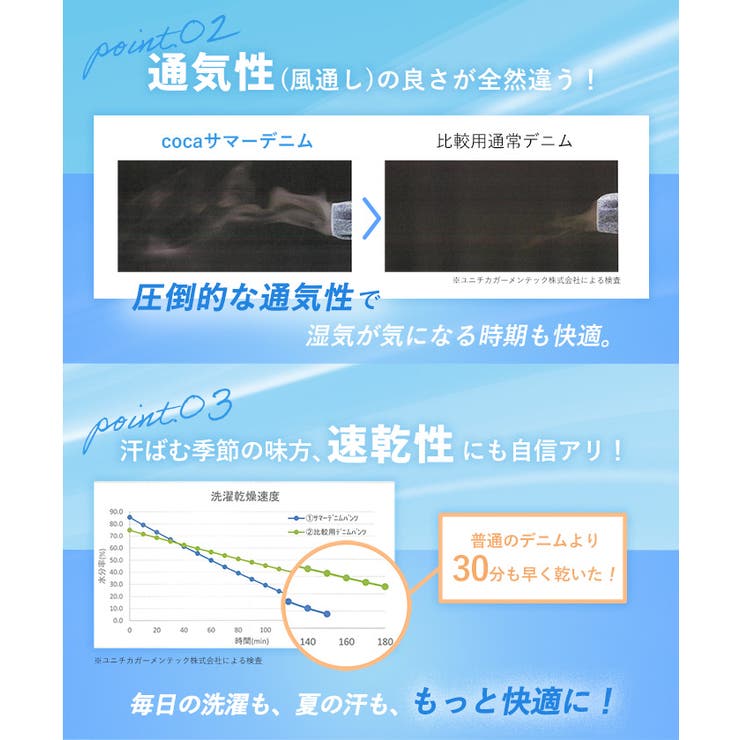 サマーデニムタックパンツ | coca | 詳細画像10 