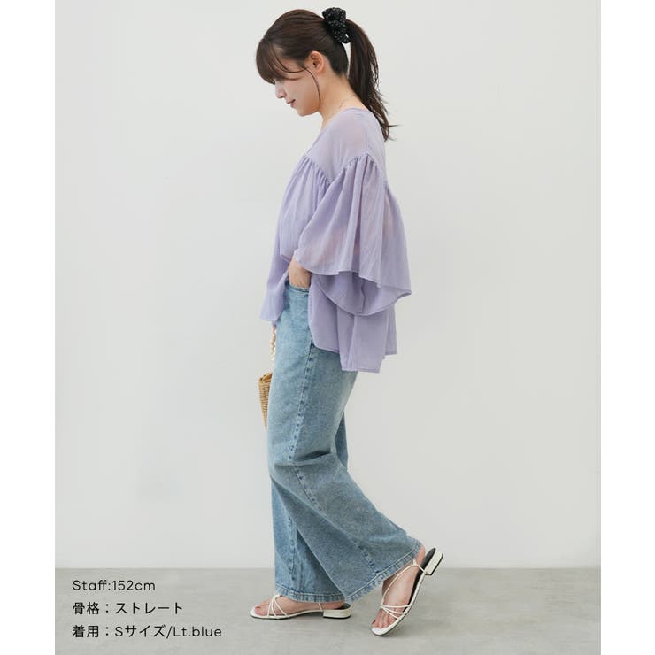 【SUMMER DENIM】サマーデニムウエストゴムイージーパンツ〈26ss新色… | coca | 詳細画像28 