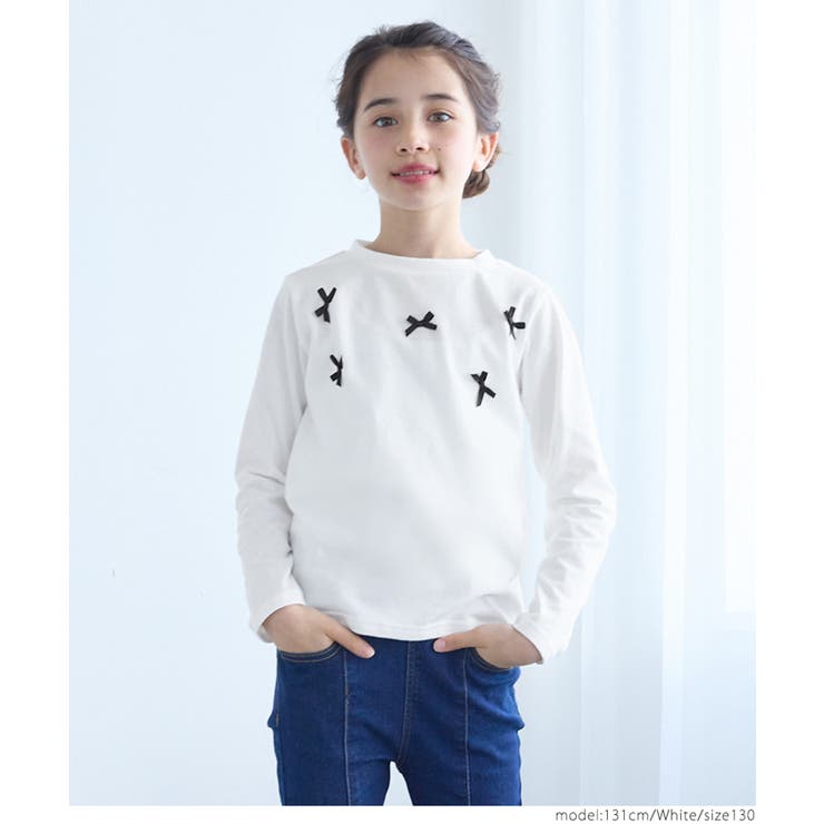 ビスチェ＆リボンTシャツ 2点セット キッズ[品番：PA000016683]｜coca