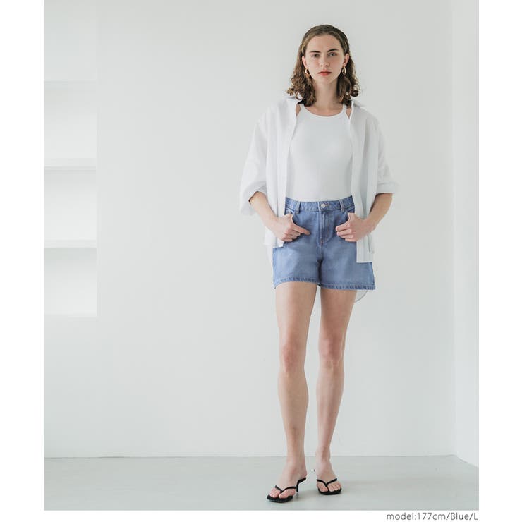 デニムショートパンツ レディース[品番：PA000017005]｜coca