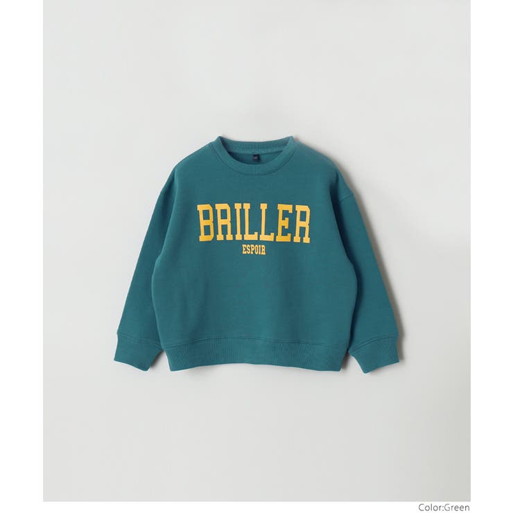 裏起毛ロゴプリントスウェットトップス キッズ | coca | 詳細画像13 