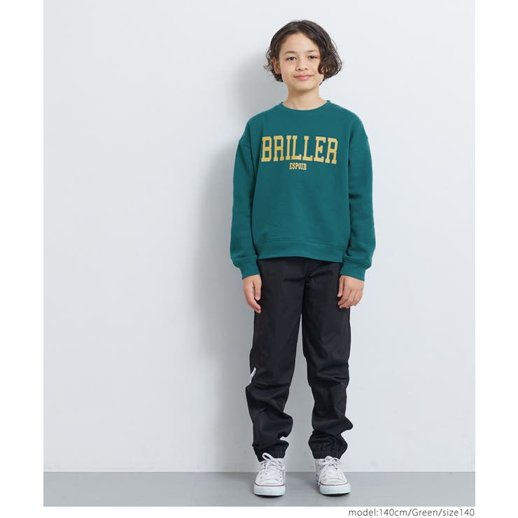 裏起毛ロゴプリントスウェットトップス キッズ | coca | 詳細画像7 