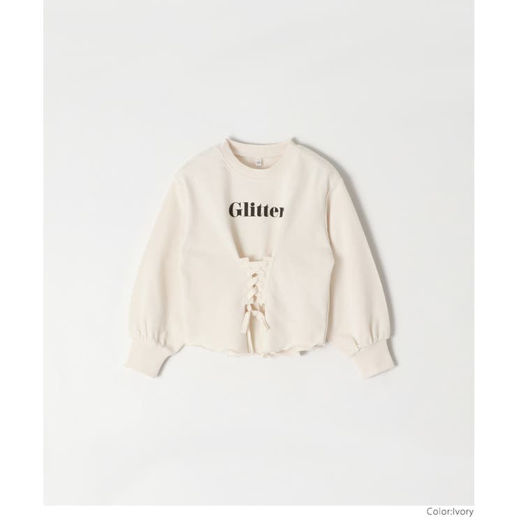 レースアップロゴトップス キッズ | coca | 詳細画像15 