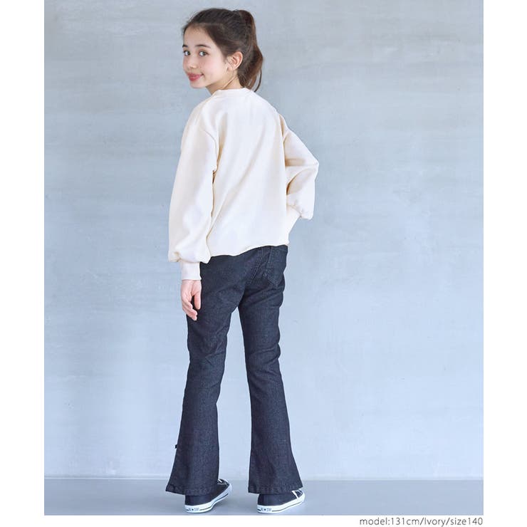 レースアップロゴトップス キッズ | coca | 詳細画像4 