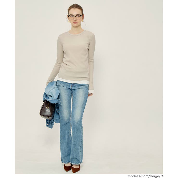 レイヤード長袖カットソー | coca | 詳細画像15 