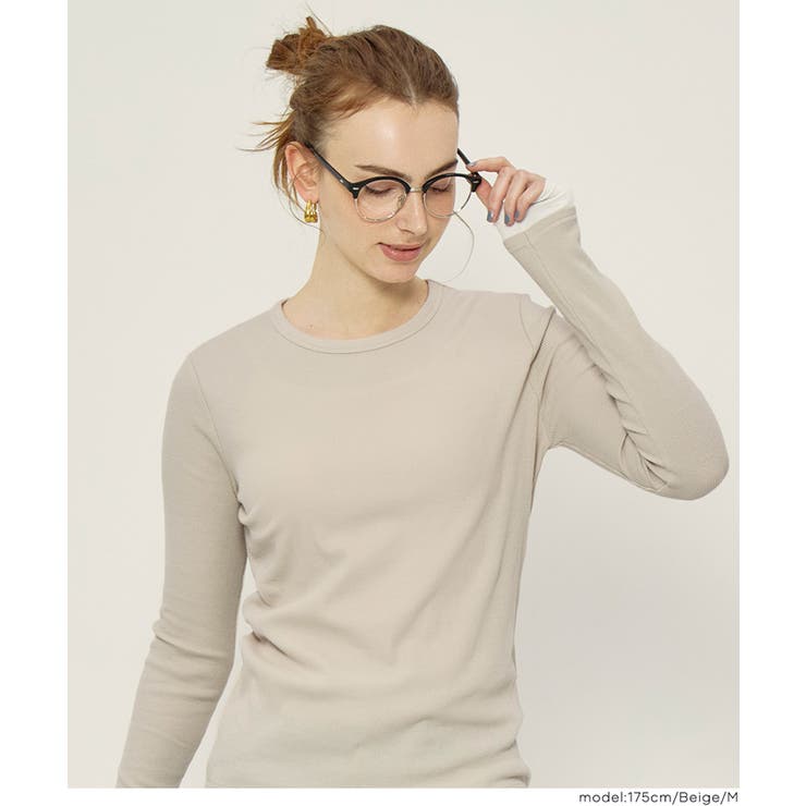 レイヤード長袖カットソー | coca | 詳細画像16 