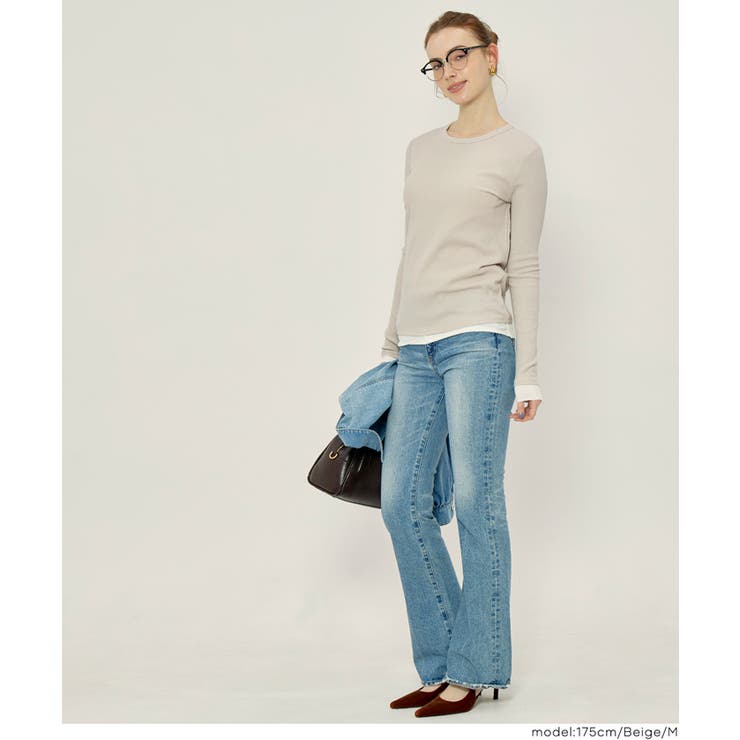 レイヤード長袖カットソー | coca | 詳細画像13 