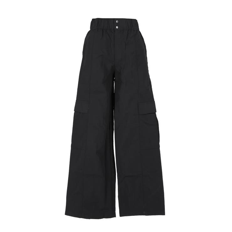 ナイロンワッシャーワイドパンツ レディース | coca | 詳細画像3 