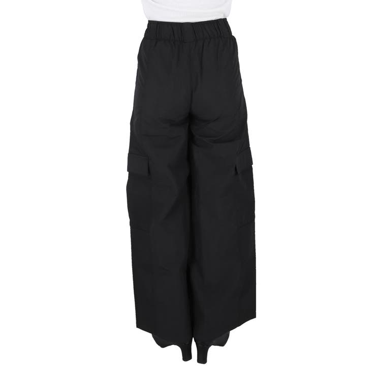 ナイロンワッシャーワイドパンツ レディース[品番：PA000016928