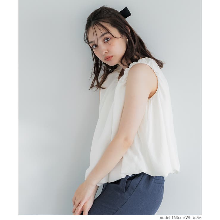 バルーンノースリーブブラウス | coca | 詳細画像14 