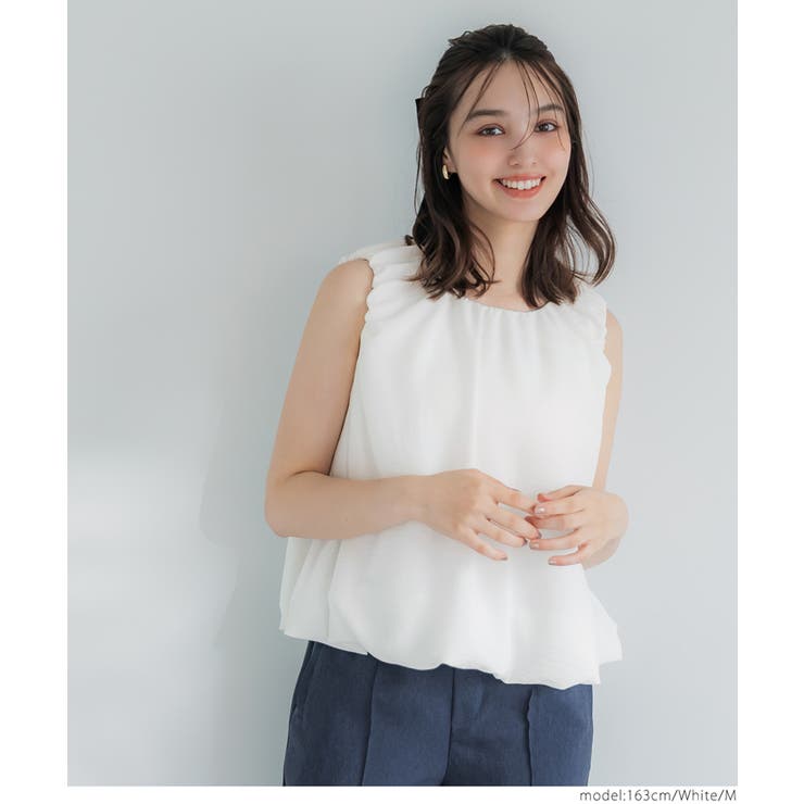 バルーンノースリーブブラウス | coca | 詳細画像16 