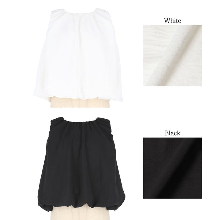 バルーンノースリーブブラウス | coca | 詳細画像21 