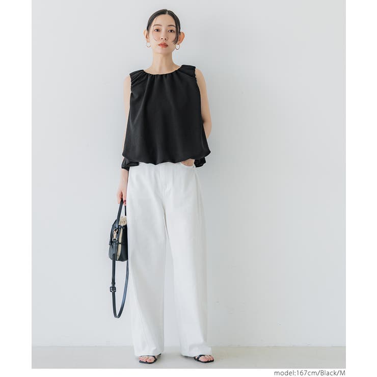 バルーンノースリーブブラウス | coca | 詳細画像7 