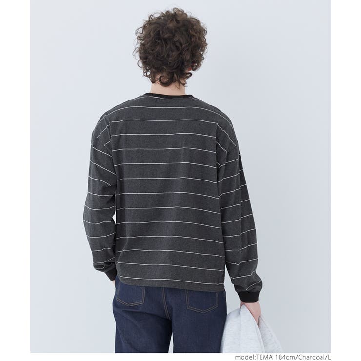 ボーダーワッペンロンT メンズ | coca | 詳細画像19 